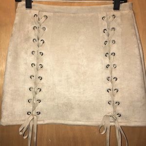 Tan skirt